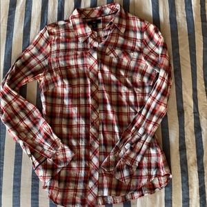 Gap Button Down Plaid Shirt Small